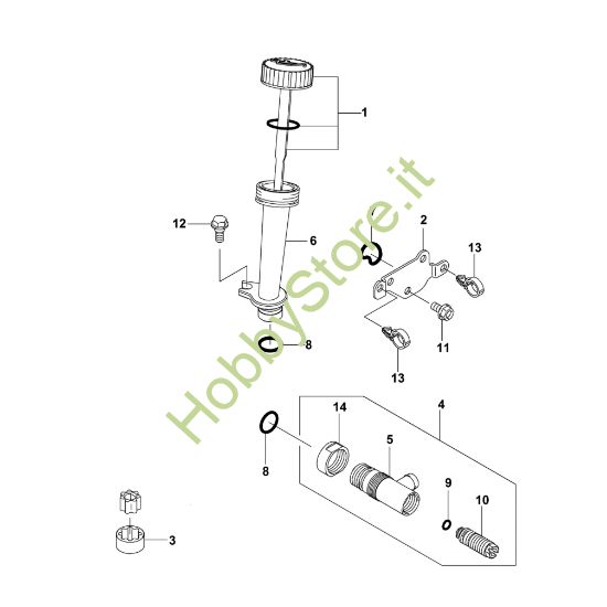 Picture of E - Sistema di lubrificazione FJ180V-AM93